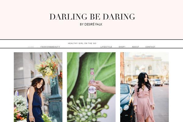 darlingbedaring.com site used Chanel-theme