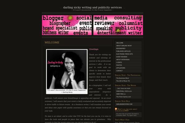 WordPress website example screenshot