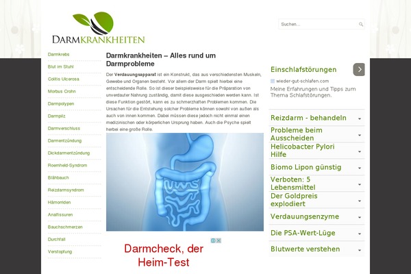 darmkrankheiten.com site used Repress