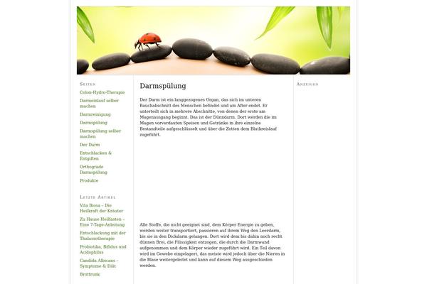 WordPress website example screenshot