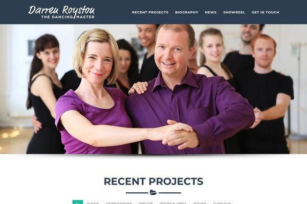 darrenroyston.com site used Ta-portfolio