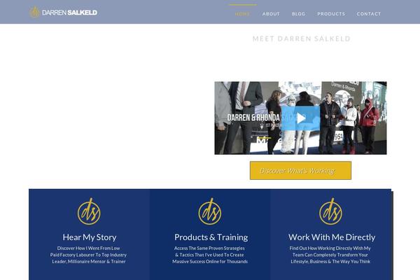 WordPress website example screenshot