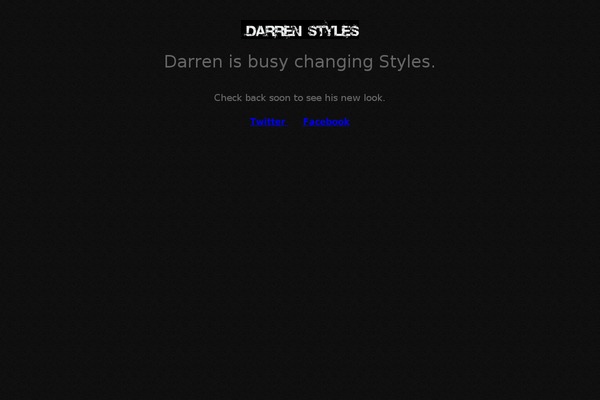 darrenstyles.co.uk site used Robbiedmr