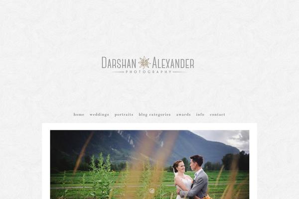 Prophoto4 theme site design template sample