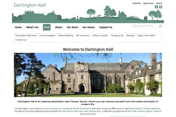 dartingtonhall.com site used Dartington