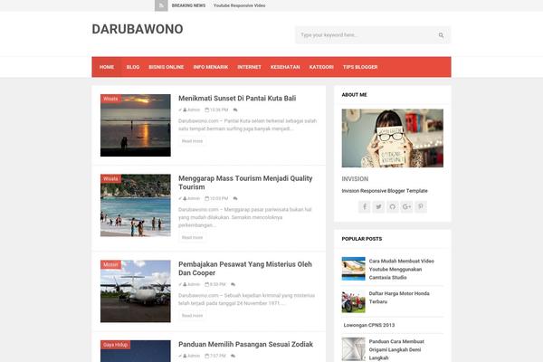 Frontier theme site design template sample
