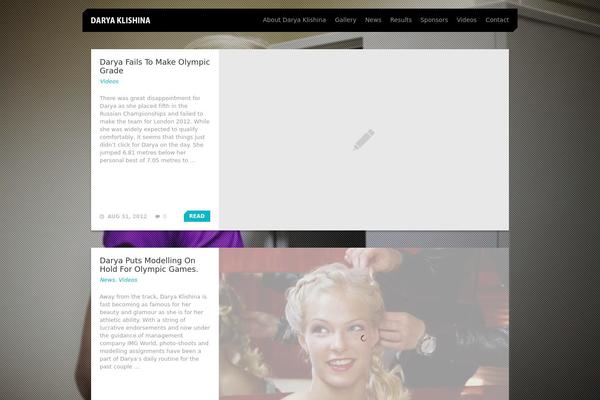 Shutter theme site design template sample