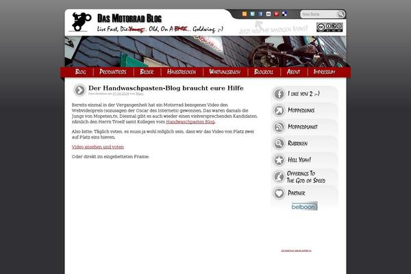 das-motorrad-blog.de site used Mopped3.0