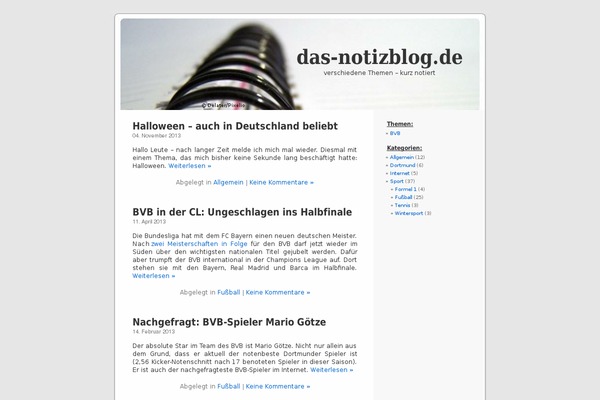 WordPress website example screenshot