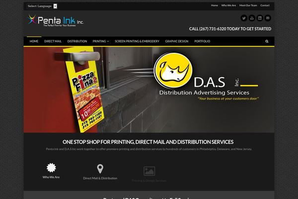 Site using WPFront Scroll Top plugin