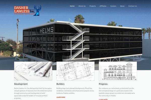 Construction theme site design template sample