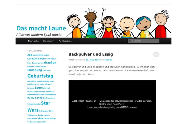 WordPress website example screenshot