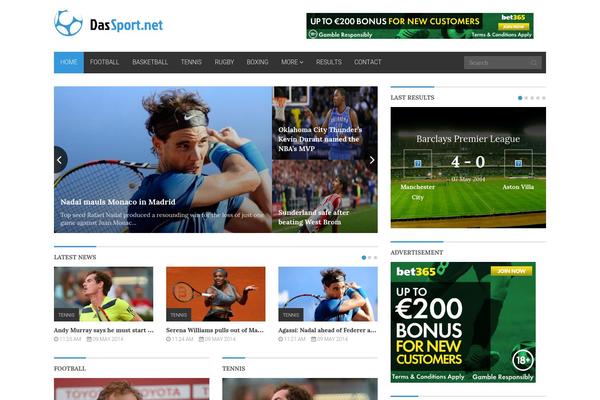 Sportsline theme site design template sample