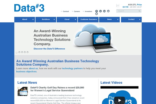 data3.com.au site used Data3