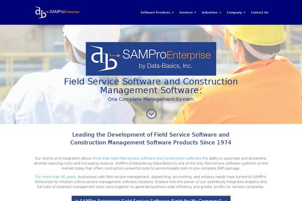 Divi theme site design template sample