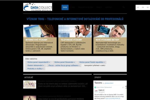 datacollect.cz site used Frontheme