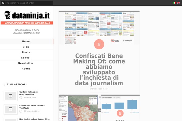dataninja.it site used Dataninja