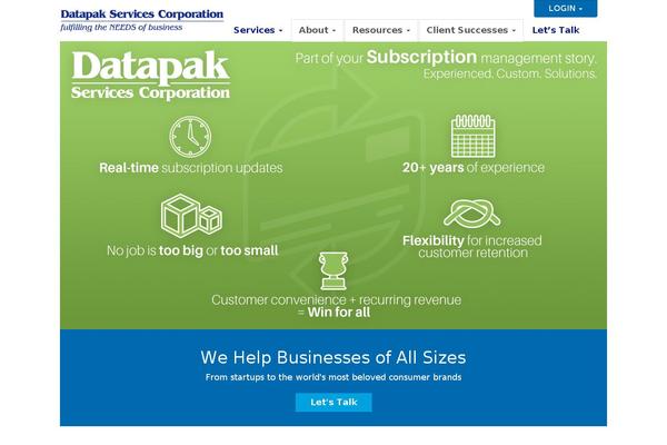 WordPress website example screenshot