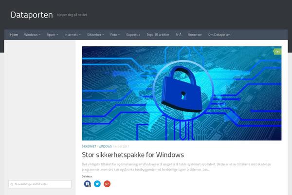 WordPress website example screenshot