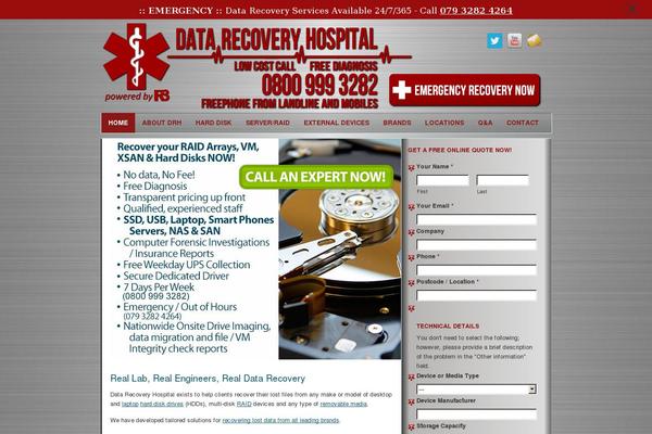 datarecoveryhospital.com site used Social Eyes