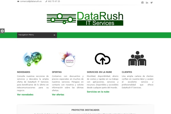 datarush.es site used Wp-hosthubs-child