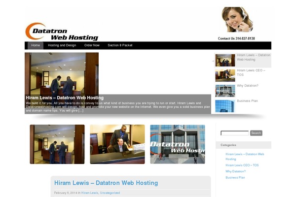 WordPress website example screenshot