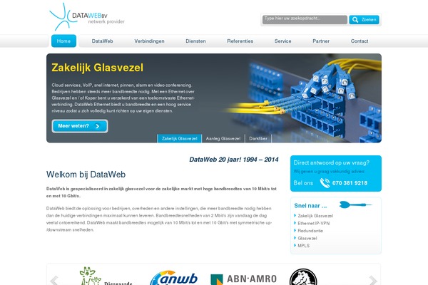 dataweb.nl site used Dataweb