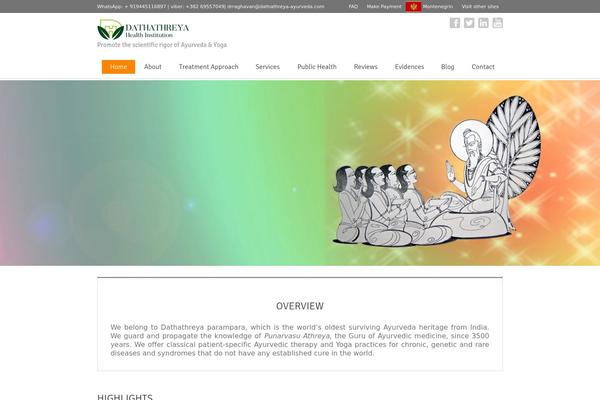 dathathreya-ayurveda.com site used MultiPurpose