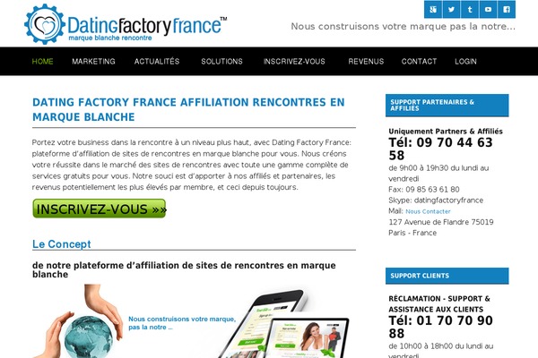 dating-factory.fr site used Datingfactory