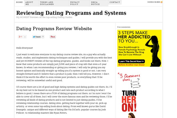 WordPress website example screenshot