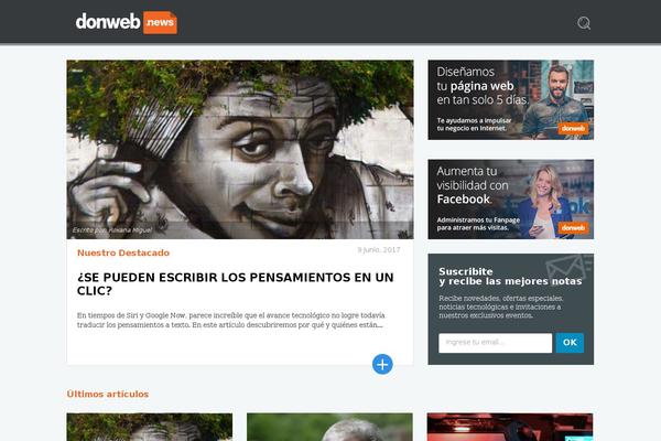 donwebnews theme websites examples