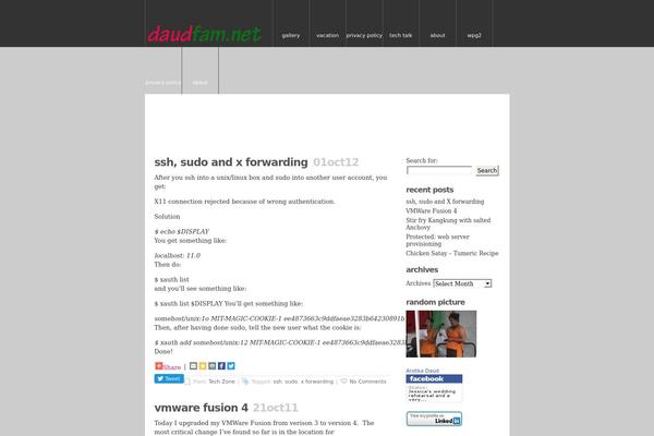 WordPress website example screenshot
