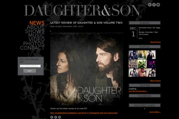 daughterandsonmusic.com site used Daughterandson