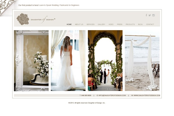 WordPress website example screenshot