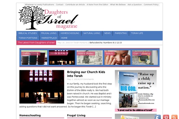 daughtersofisrael.net site used MH Magazine