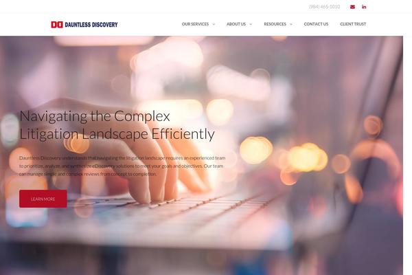WordPress website example screenshot