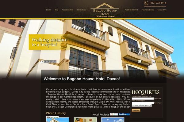 davaobagobohousehotel.com site used Bagobo