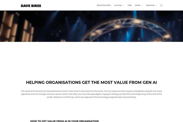 Divi theme site design template sample