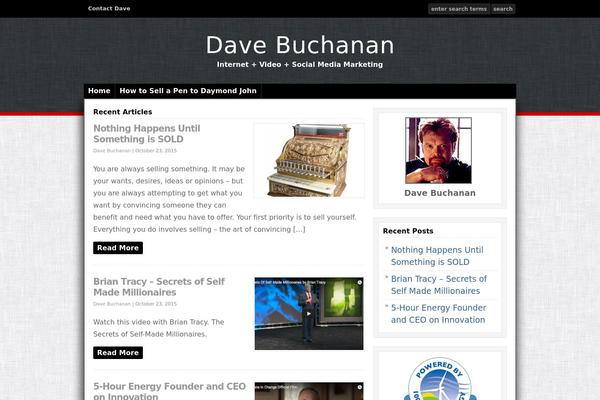 davebuchanan.info site used Wp-prosper2014