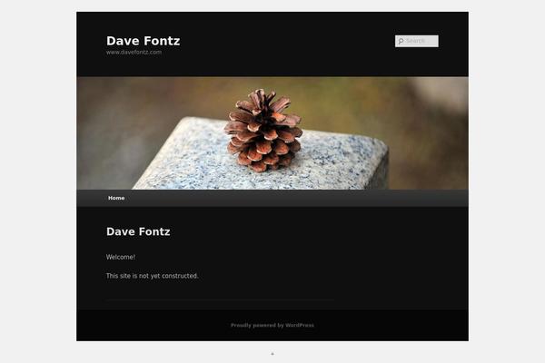 WordPress website example screenshot