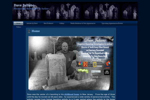 davejuliano.com site used Blue_cemetery