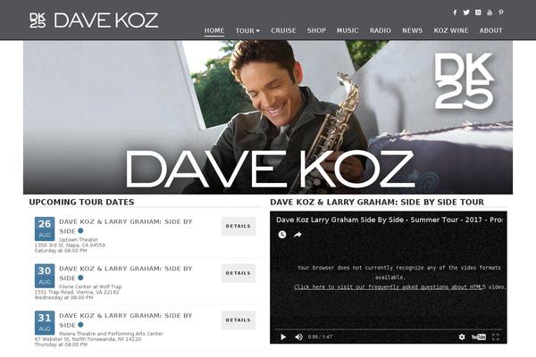 davekoz.com site used Dave-koz-website-child