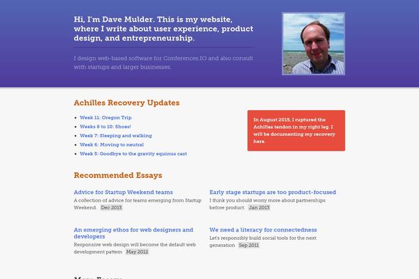 davemulder.com site used Davemulder-v3