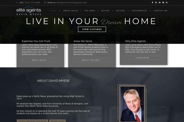 Archi theme site design template sample