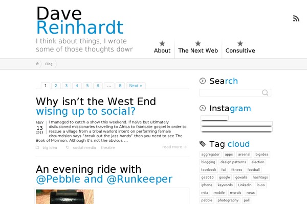 davereinhardt.com site used Educenter