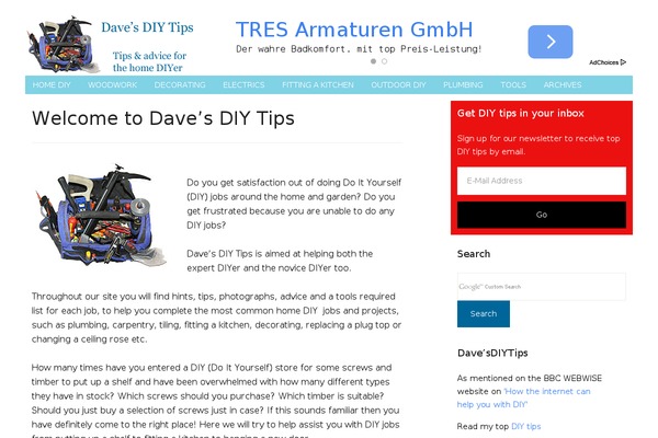 WordPress website example screenshot