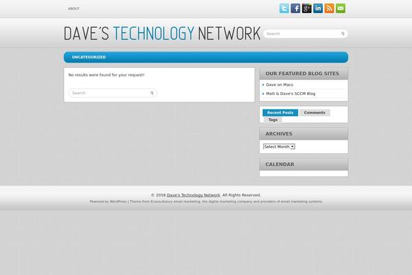 davestechnologynetwork.com site used Techzine