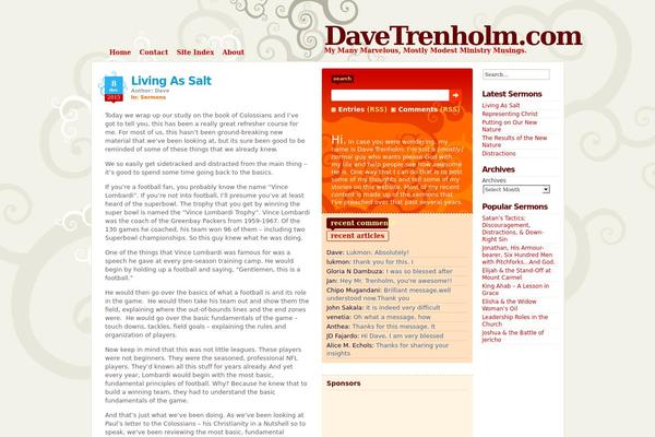 Dilectio theme site design template sample