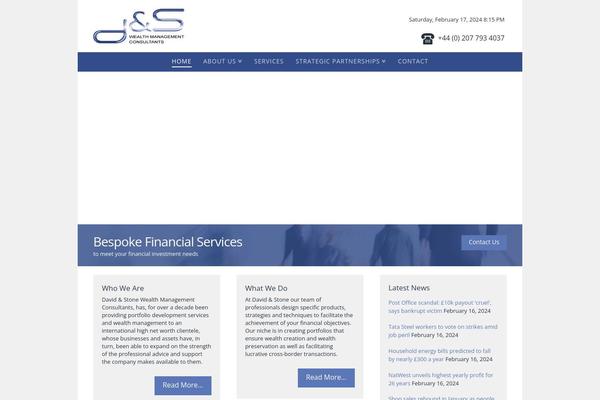 davidandstone.co.uk site used X | The Theme