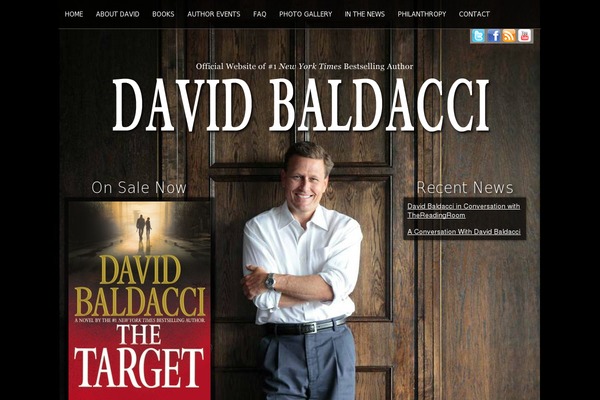 davidbaldacci.com site used Hachette-book-group